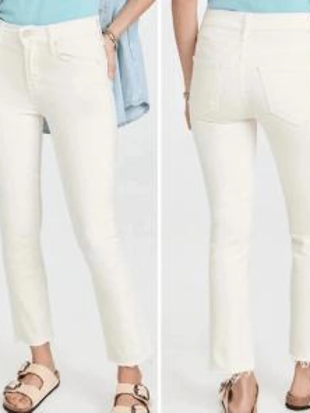 J crew White Demi Boot Crop Jeans - Classic High-Rise. 29T